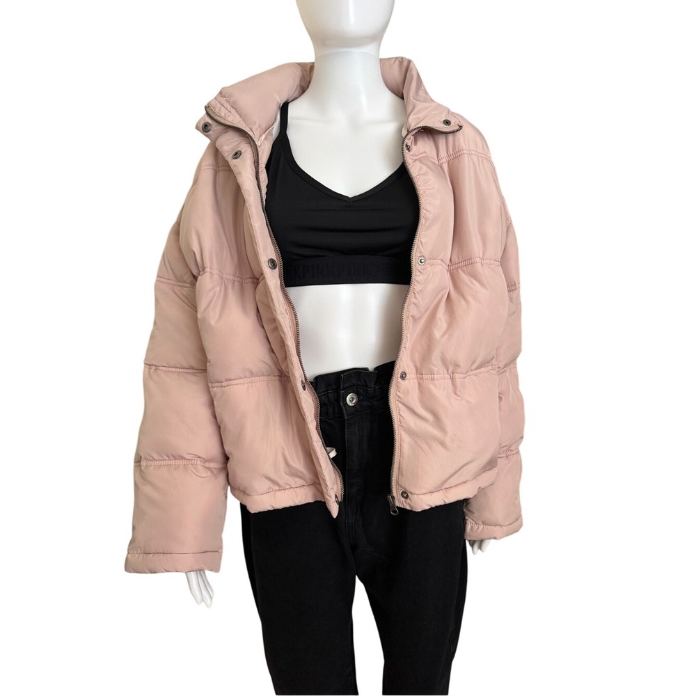 Thread & Supply Blush Pink Puffer Jacket Size Small